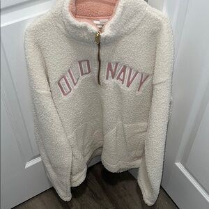 Old Navy Sherpa Quater Zip with Matching Leggings